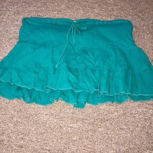 Green skirt